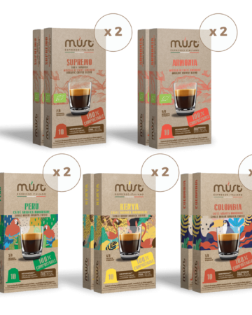 MIXED CARTON - 100 Nespresso Compatible Capsules - 100% Biodegradable