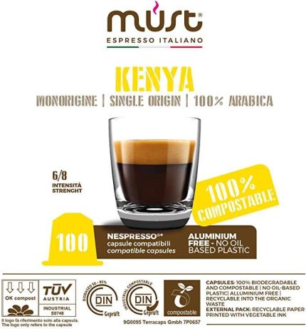 Single Origin - Kenya Blend - 100% Biodegradable