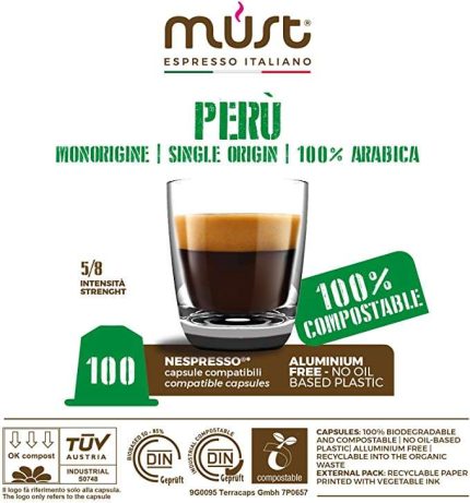 Single Origin - PERU Blend - 100% Biodegradable